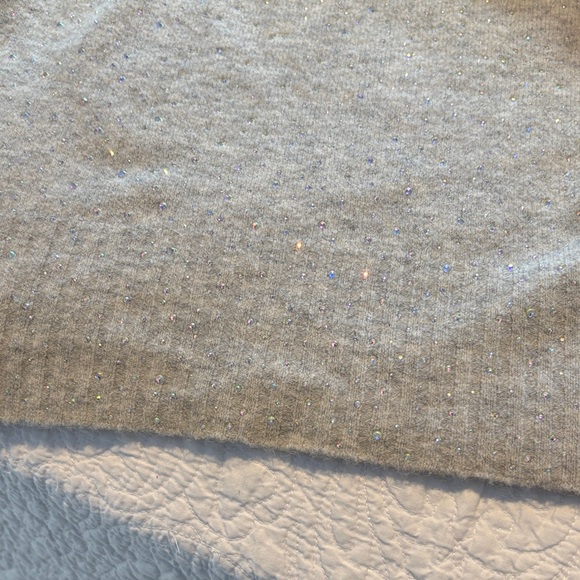 J. Crew Light Gray Sweater with Sparkle Accents - xs NWT - Picture 11 of 16